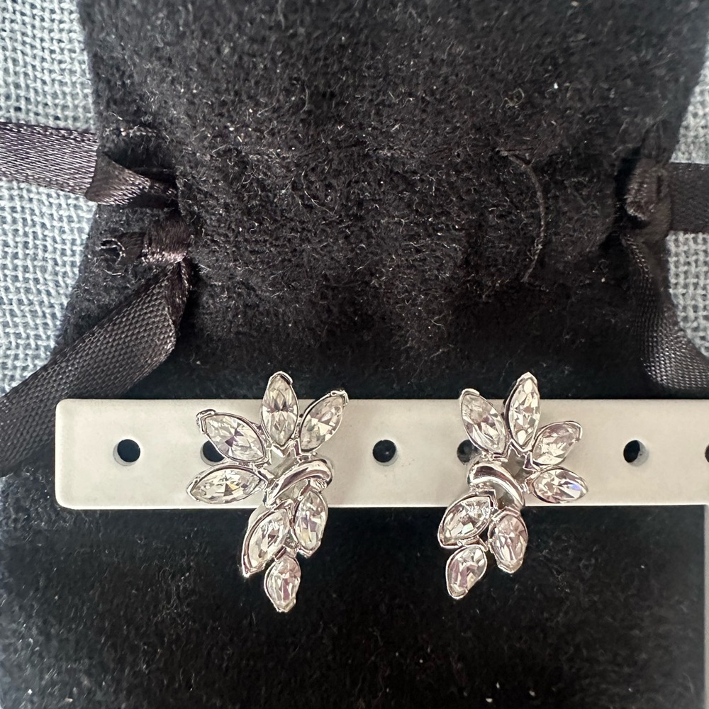 Rhinestone post earrings